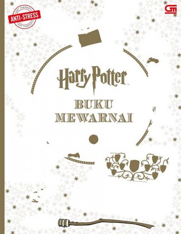 Cover Buku Anti-Stress: Harry Potter - Buku Mewarnai
