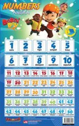 Poster lift a flap boboiboy: numbers