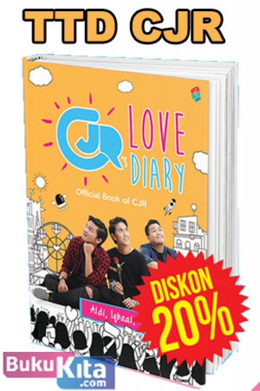 Cover Buku CJR Love Diary (Edisi bertanda tangan CJR)