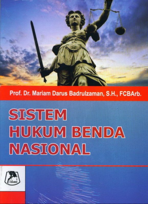 Cover Buku Sistem Hukum Benda Nasional