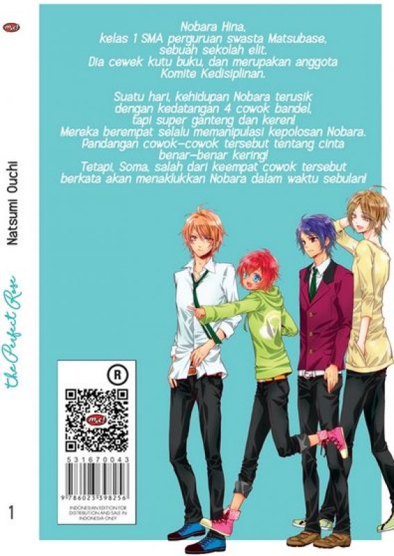 Cover Belakang Buku The Perfect Rose 01 of 3