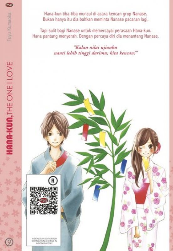 Cover Belakang Buku Hana-kun, The One I love 09