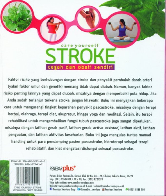 Cover Belakang Buku Stroke Cegah dan Obati Sendiri