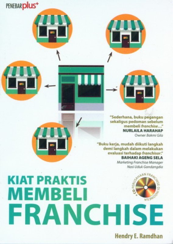 Cover Buku Kiat Praktis Membeli Franchise + CD