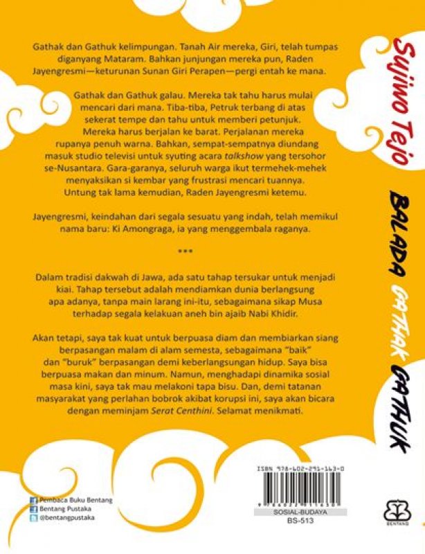 Cover Belakang Buku Balada Gathak-Gathuk