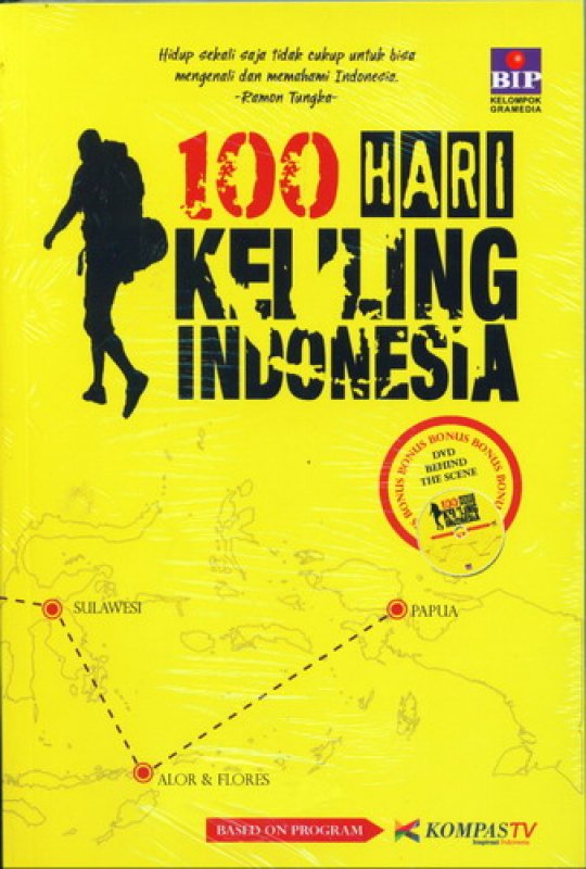 Cover Buku 100 Hari Keliling Indonesia