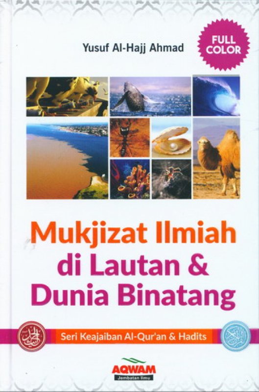 Cover Buku Mukjizat Ilmiah di Lautan dan Dunia Binatang Full Color (Hard cover)