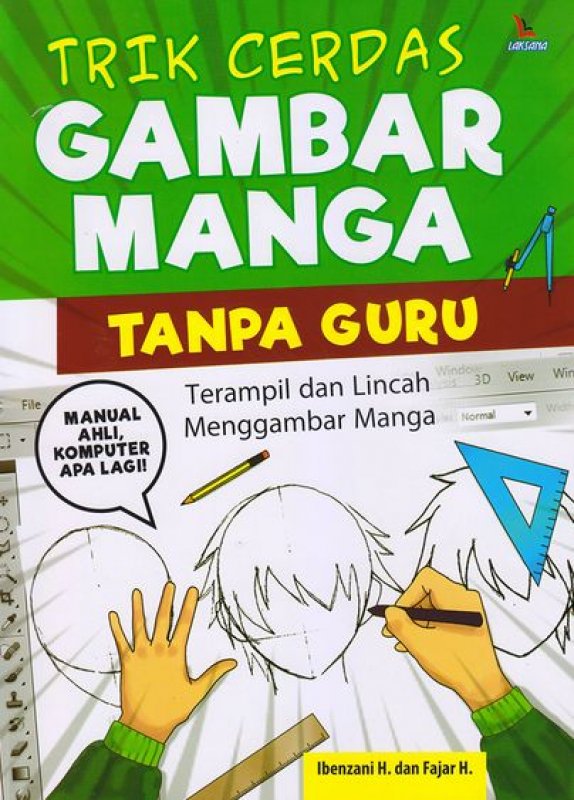 Cover Buku Trik Cerdas Gambar Manga Tanpa Guru