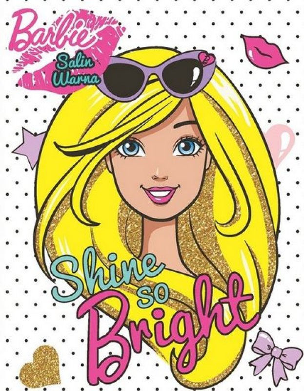Cover Buku Salin Warna Barbie: Shine So Bright