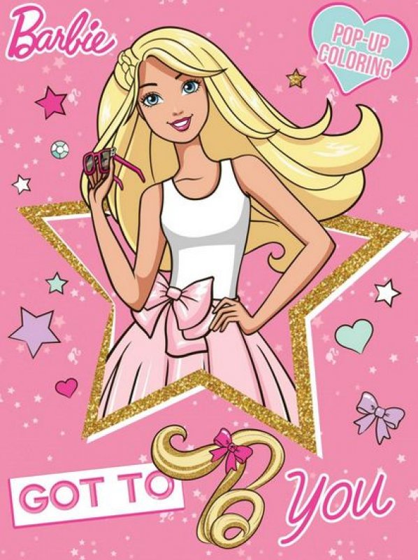Cover Buku pop up coloring barbie: got to b you
