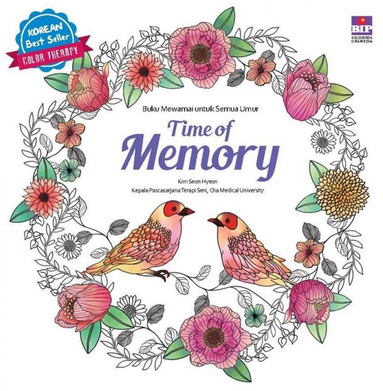 Cover Buku Time Of Memory : Buku Mewarnai Untuk Semua Umur