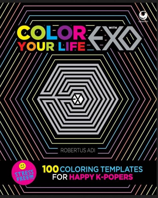 Cover Buku Color Your Life With EXO