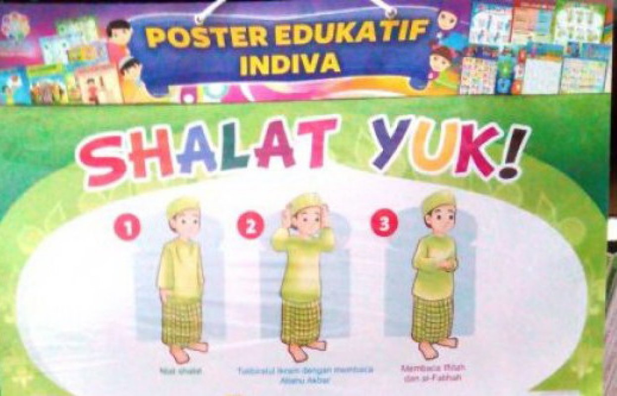 Cover Buku Poster Shalat Yuk [Poster Edukatif Indiva]