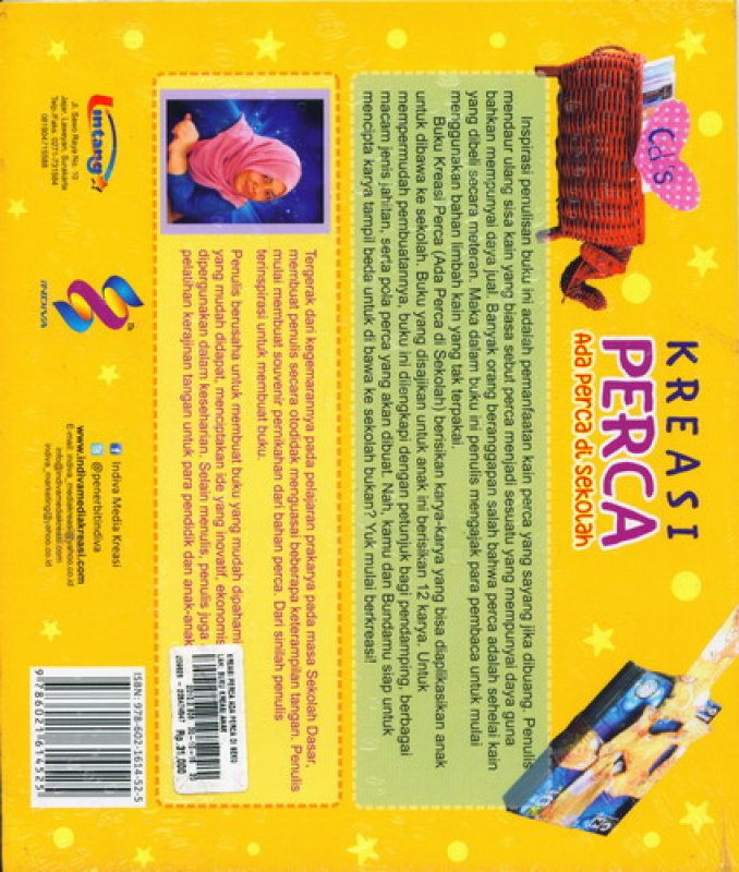 Cover Belakang Buku Kreasi Perca (Buku Kreasi Anak)