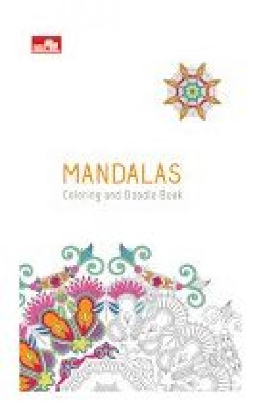 Cover Buku Mandalas Coloring and Doodle Book