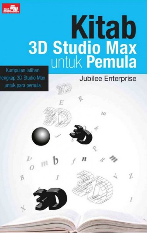 Cover Buku Kitab 3D Studio Max untuk Pemula