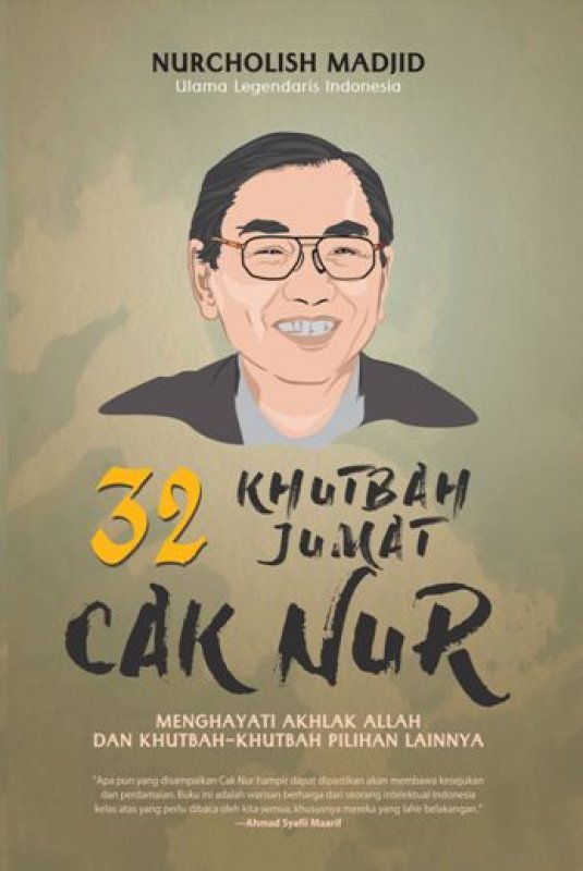 Cover Buku 32 Khutbah Jumat Cak Nur