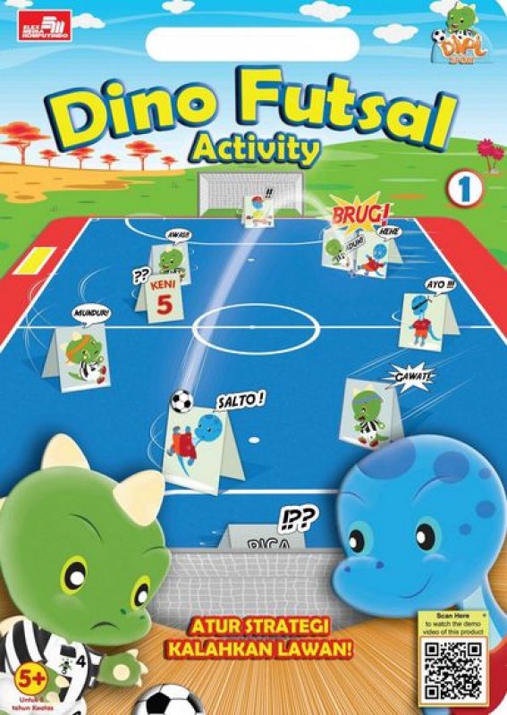 Cover Buku Dipi Sport - Dino Futsal Activity Vol 1