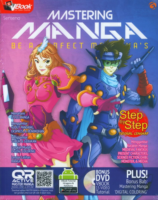 Cover Buku Mastering Manga Be a Perfect Mangakas (Bonus DVD)