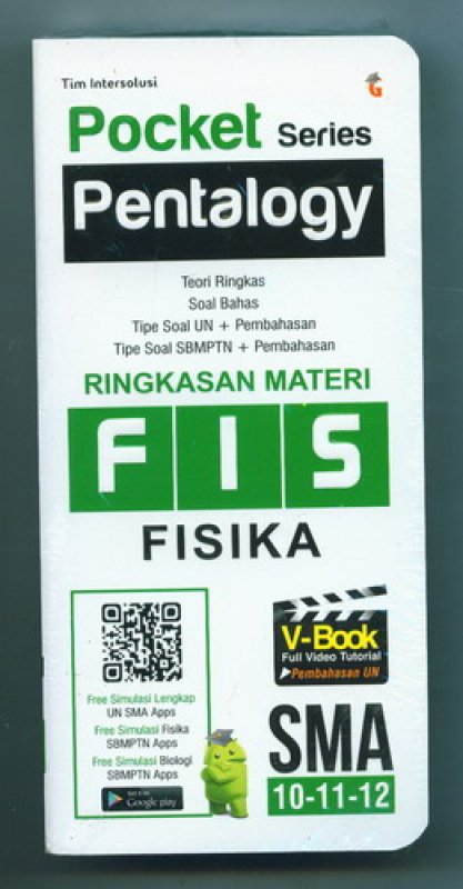 Cover Buku Pocket Series Pentalogy Fisika SMA 10-11-12