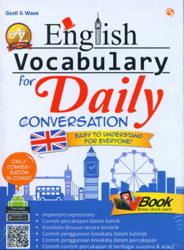 Cover Buku English Vocabulary for Daily Conversation
