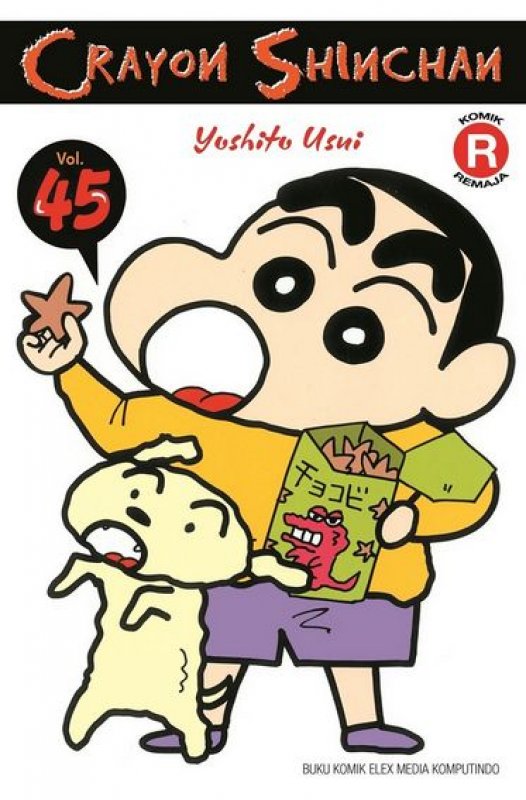 Cover Buku Crayon Shinchan 45