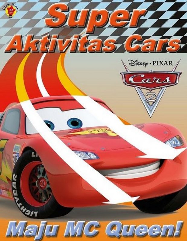 Cover Buku Super Aktivitas Cars: Maju McQueen!