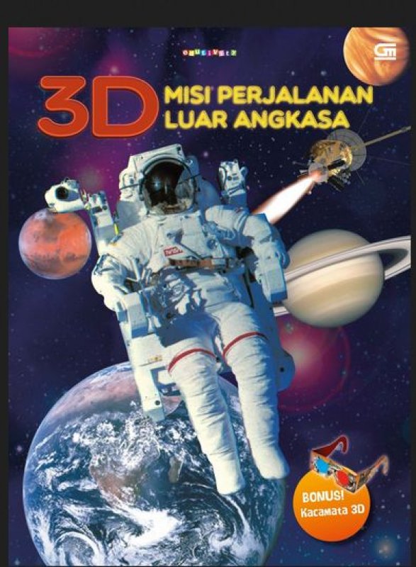 Cover Buku 3D: Misi Perjalanan Luar Angkasa