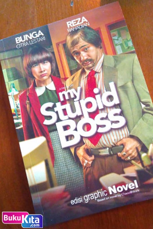 Cover Buku my Stupid Boss edisi graphic novel