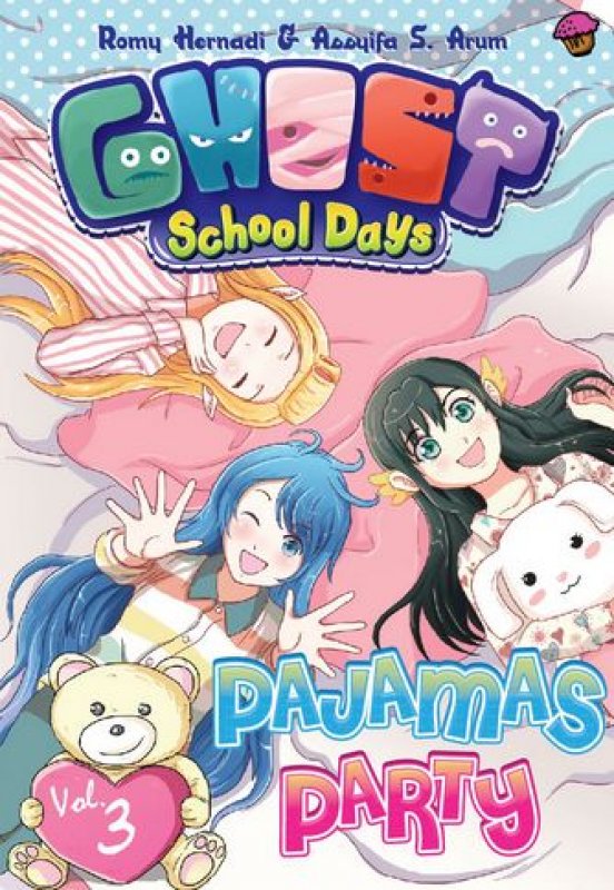 Cover Buku Komik Ghost School Days #3: Pajamas Party (Republish)