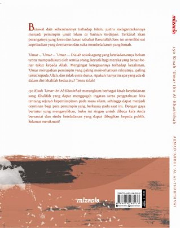 Cover Belakang Buku 150 Kisah 'Umar Ibn Al-Khaththab