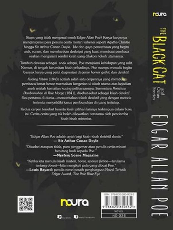 Cover Belakang Buku The Black Cat And Other Stories