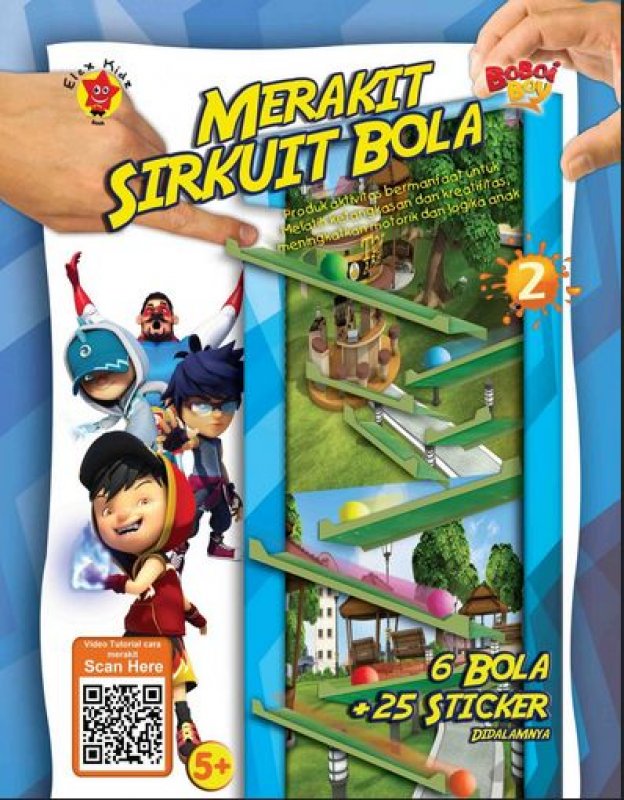 Cover Buku Boboiboy Merakit Sirkuit Bola Vol 2