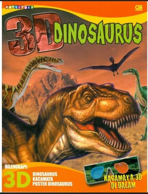Cover Buku 3D: Dinosaurus