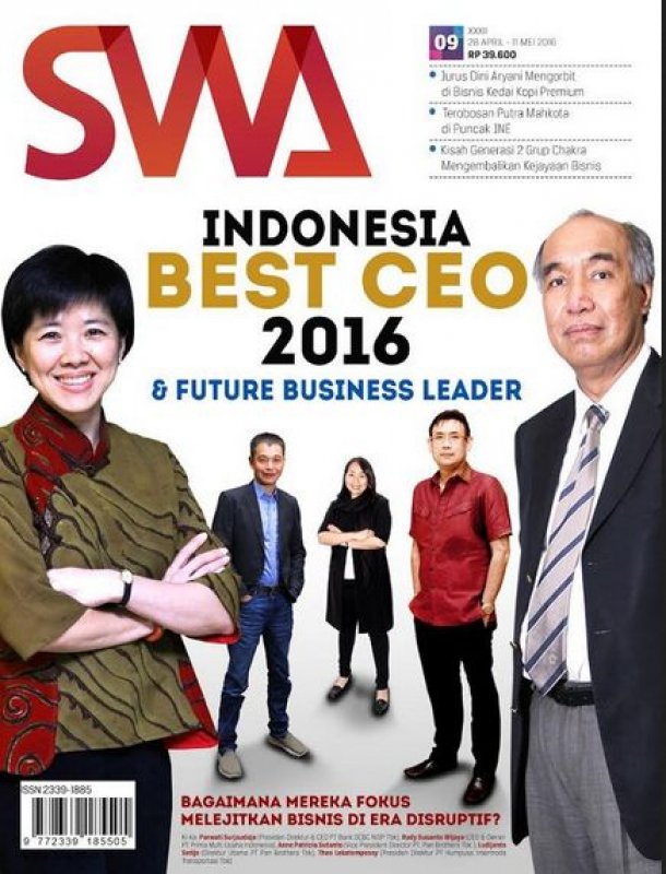 Cover Buku Majalah SWA Sembada No. 09 | 28 April - 11 Mei 2016 