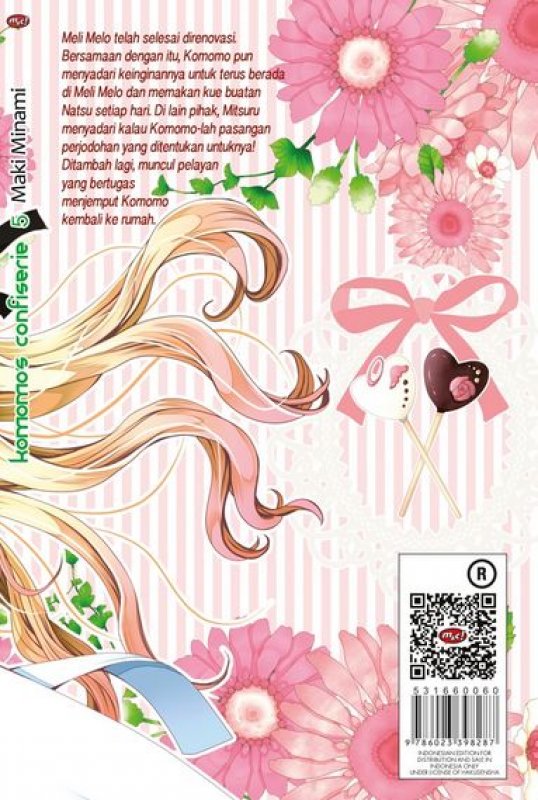 Cover Belakang Buku Komomos Confiserie 05 - tamat