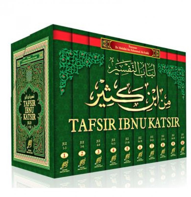 Cover Buku Tafsir Ibnu Katsir Edisi 10 Jilid