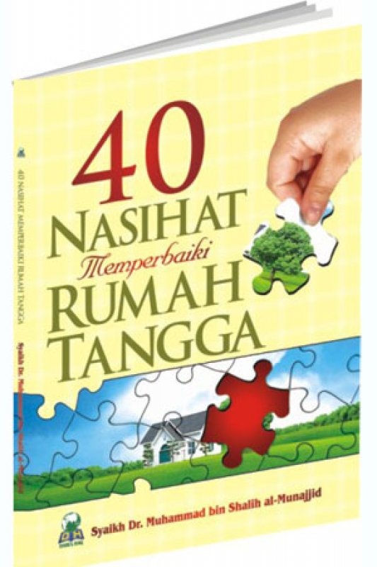 Cover Buku 40 Nasihat Memperbaiki Rumah Tangga