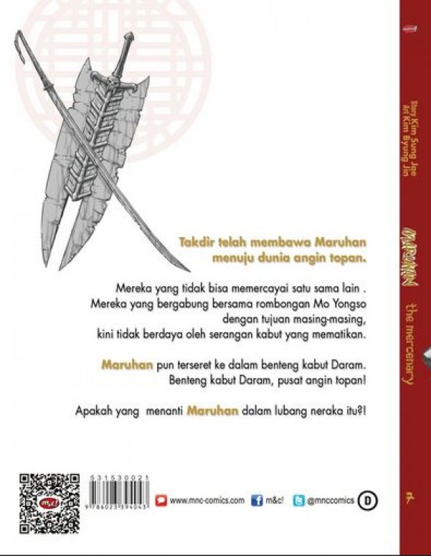 Cover Belakang Buku Maruhan The Mercenary 07