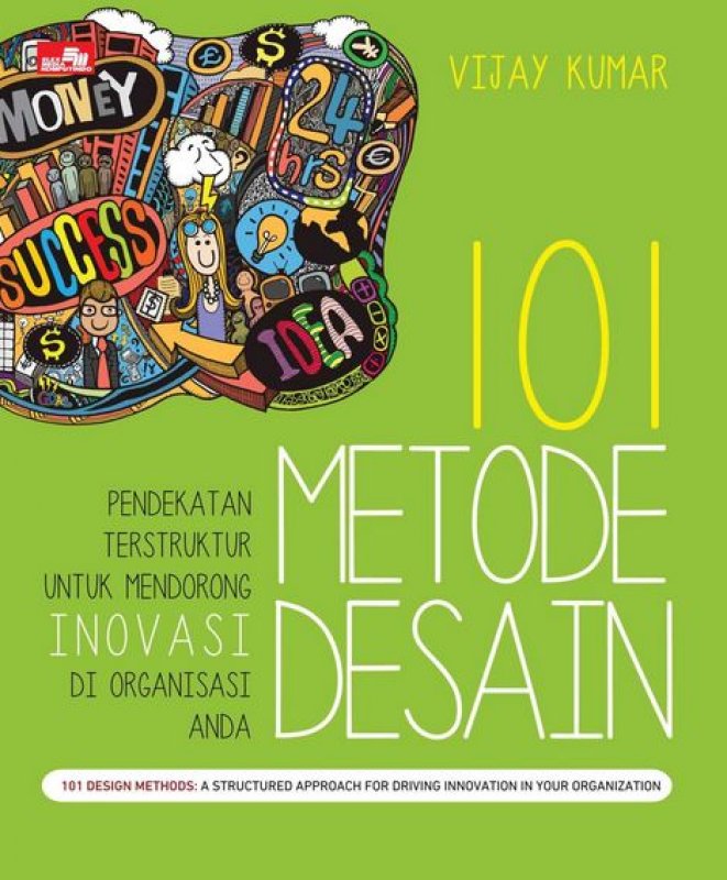 Cover Buku 101 Metode Desain Pendekatan Terstruktur Untuk Mendorong Inovasi Di Organisasi Anda
