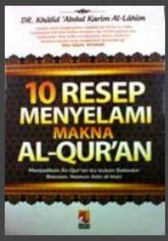 Cover Buku 10 Resep Menyelami Makna Al-Quran