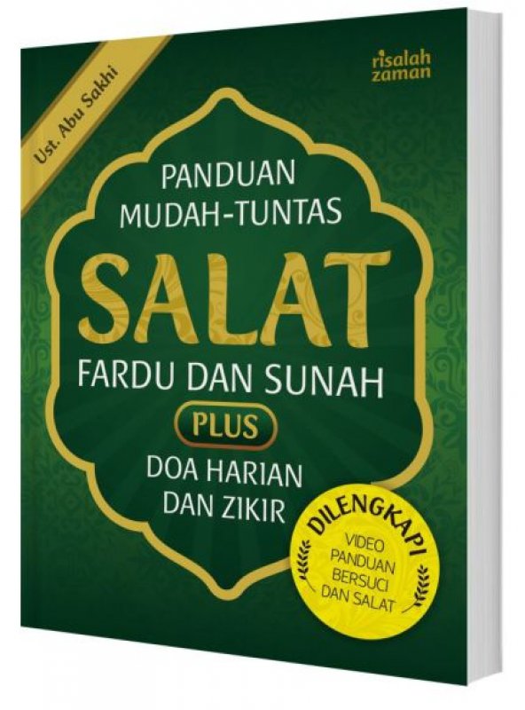 Cover Buku Panduan Mudah Tuntas Salat Fardu dan Sunah Plus Doa Harian Dan Zikir (Dilengkapi Video Panduan Bersuci dan Salat)