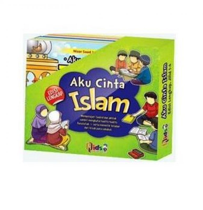 Cover Buku Buku Anak AKu Cinta Islam 4 Jilid Lengkap (full color)