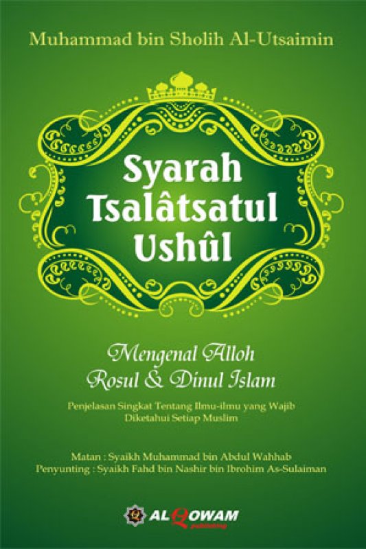 Cover Buku SYARAH TSALATSATUL USHUL