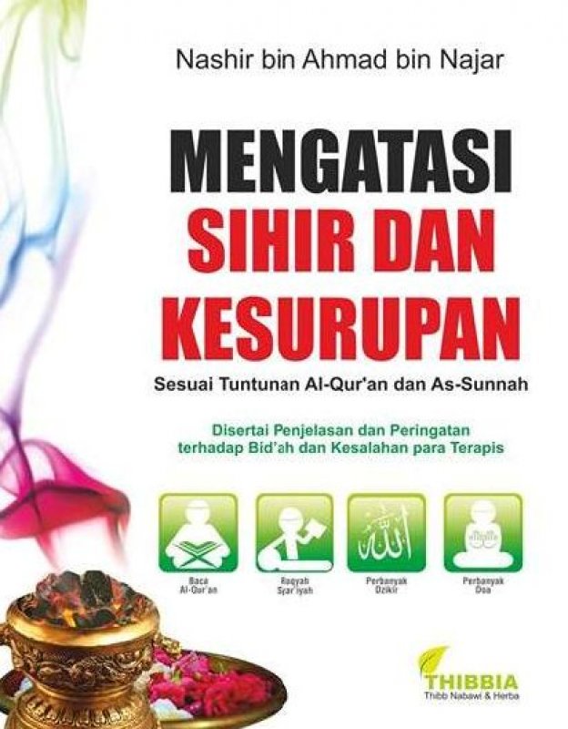 Cover Buku Mengatasi Sihir dan Kesurupan Sesuai Tuntunan Al-Quran dan As-Sunnah