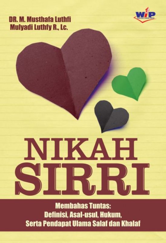 Cover Buku Nikah Sirri
