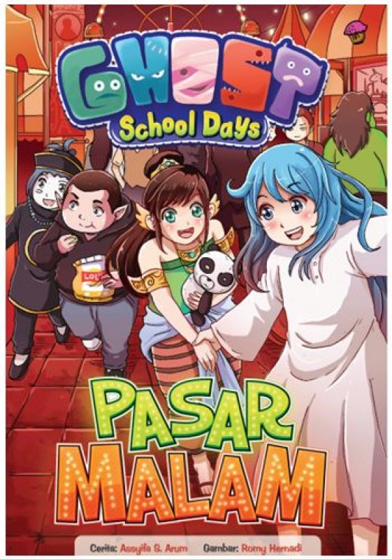 Cover Buku Komik Ghost School Days: Pasar Malam