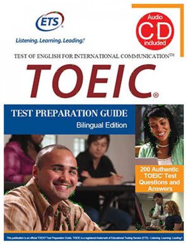 Cover Buku TOEIC Test Preparation Guide Bilingual Edition [audio CD included]