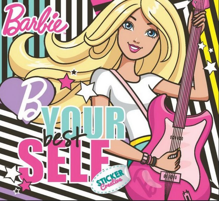 Cover Buku Sticker Creative Barbie: B Your Best Self