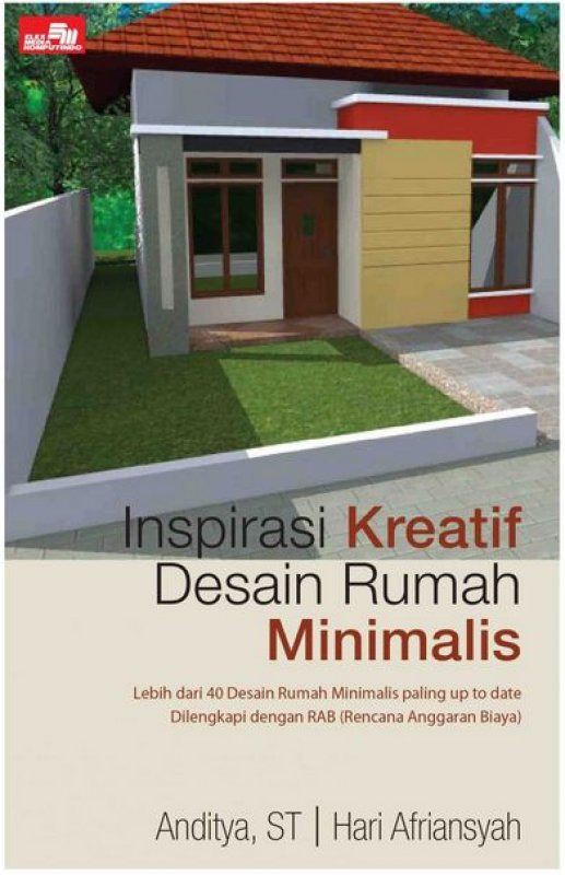Cover Buku Inspirasi Kreatif Desain Rumah Minimalis